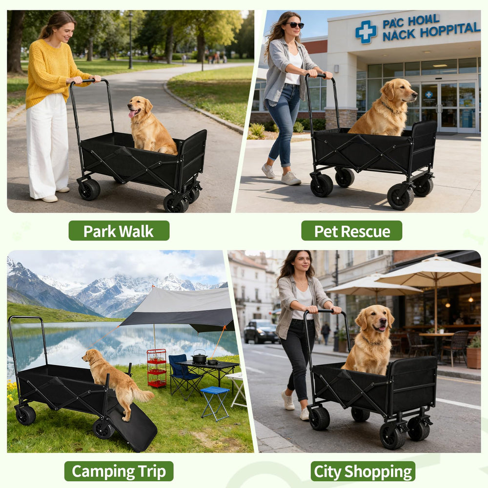 TNELTUEB waterproof Oxford fabric protects pet and gear from rain.