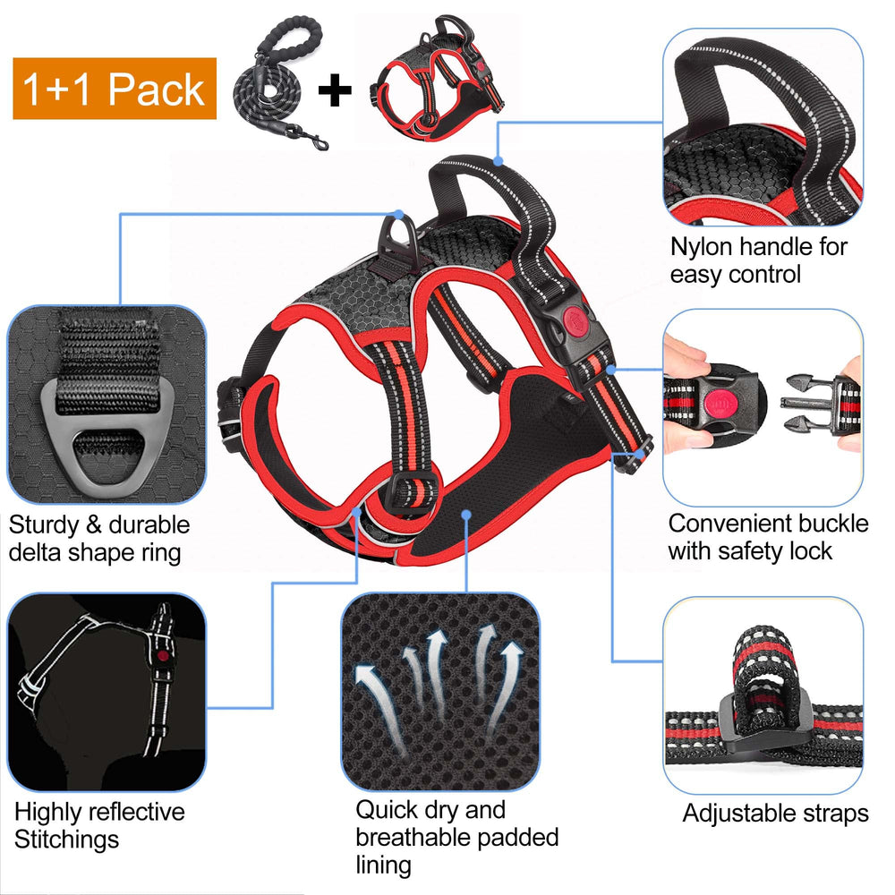 tobeDRI Reflective Oxford fabric harness highlighting safety at night