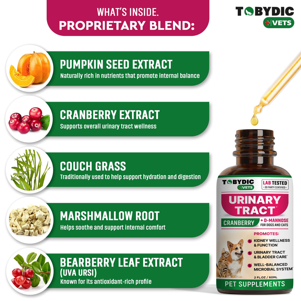 TOBYDIC cat and dog dosing dropper enables easy administration.