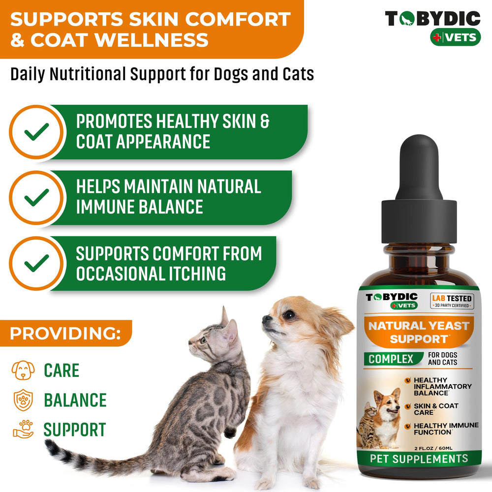 TOBYDIC itchy ear treatment bottle supports ear comfort and balance.