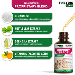 TOBYDIC renal care supplement promoting kidney and bladder wellness for cats and dogs.