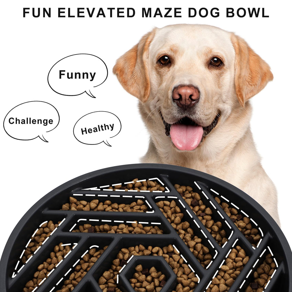TOBYTO 25 cm diameter bowl fits medium to large dogs