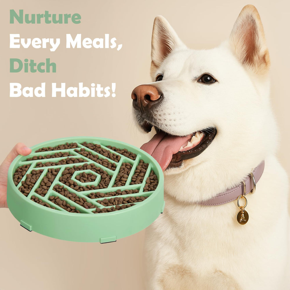 TOBYTO slow feeder bowl easy-clean surface is dishwasher-safe