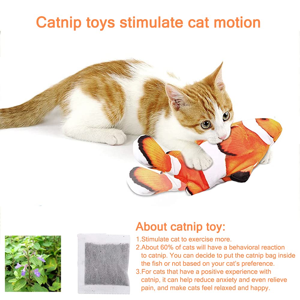 Tocirelo catnip pouch inside enhances curiosity during play.