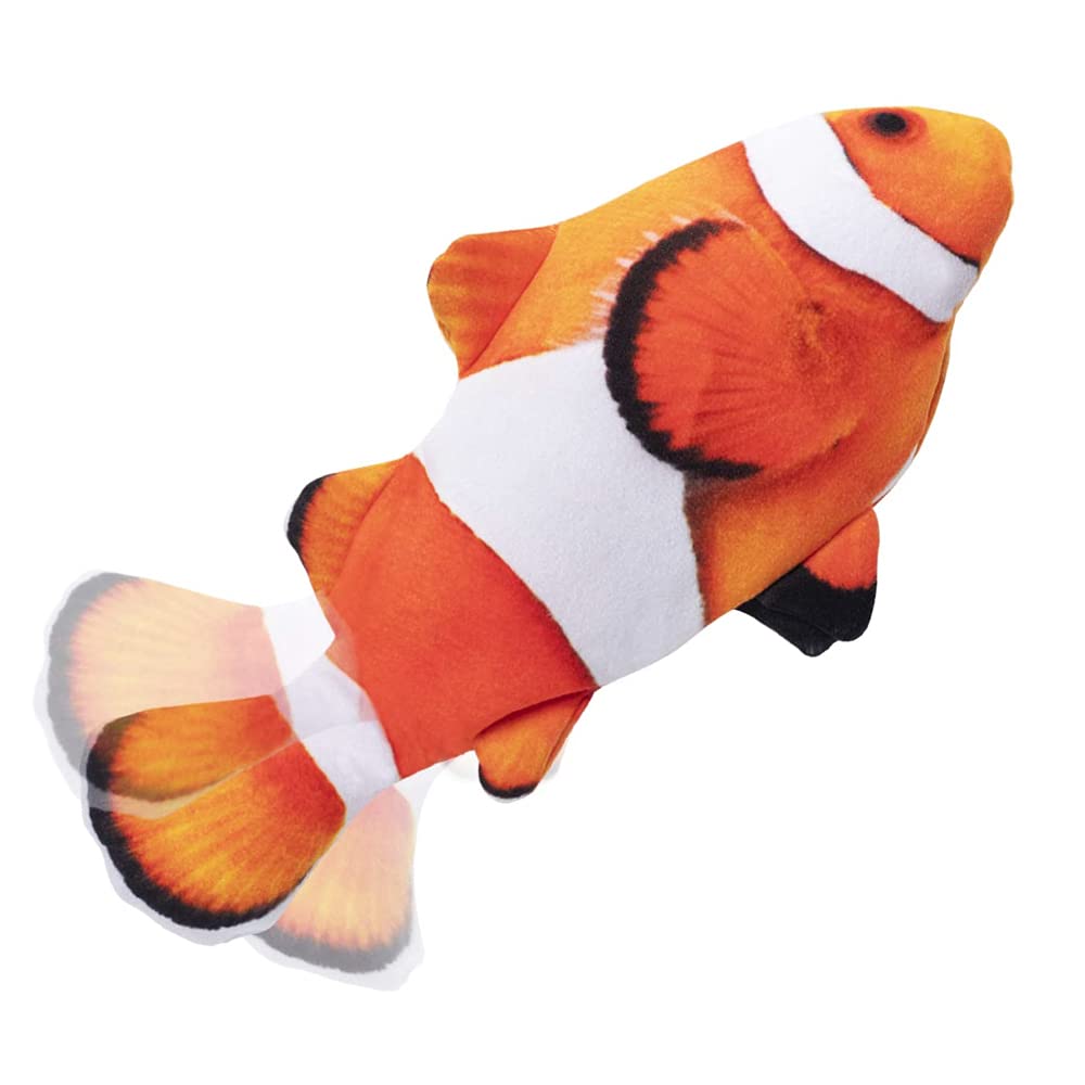 Tocirelo flopping fish toy in action for engaging indoor play.