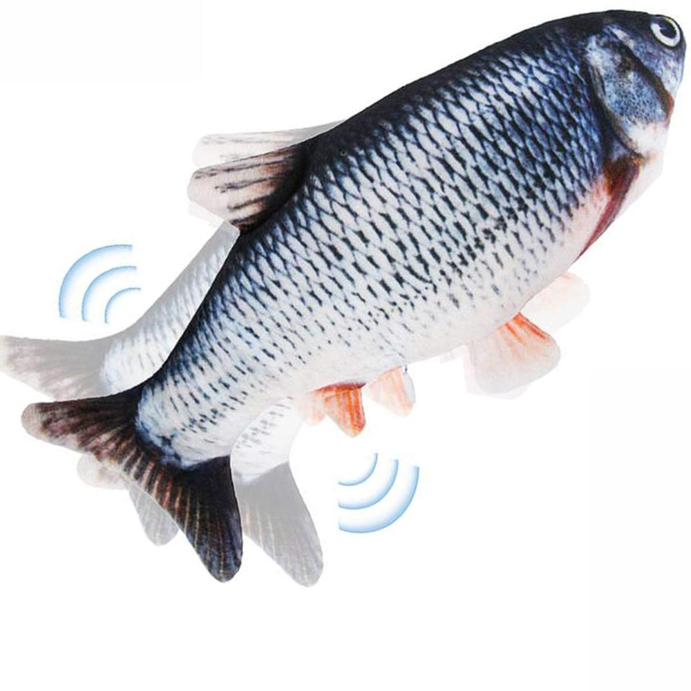 Tocirelo flopping fish toy in action inviting interactive play