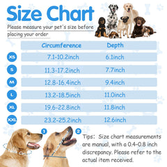 Tocora adjustable Velcro cone collar fits different breeds and sizes with ease.