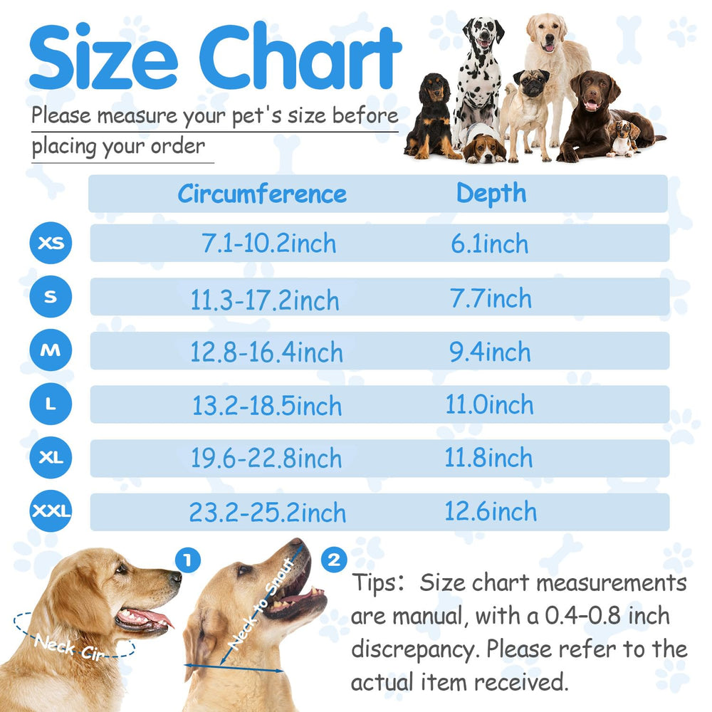 Tocora Upgrade Soft Dog Cone reversible design for easy cleaning