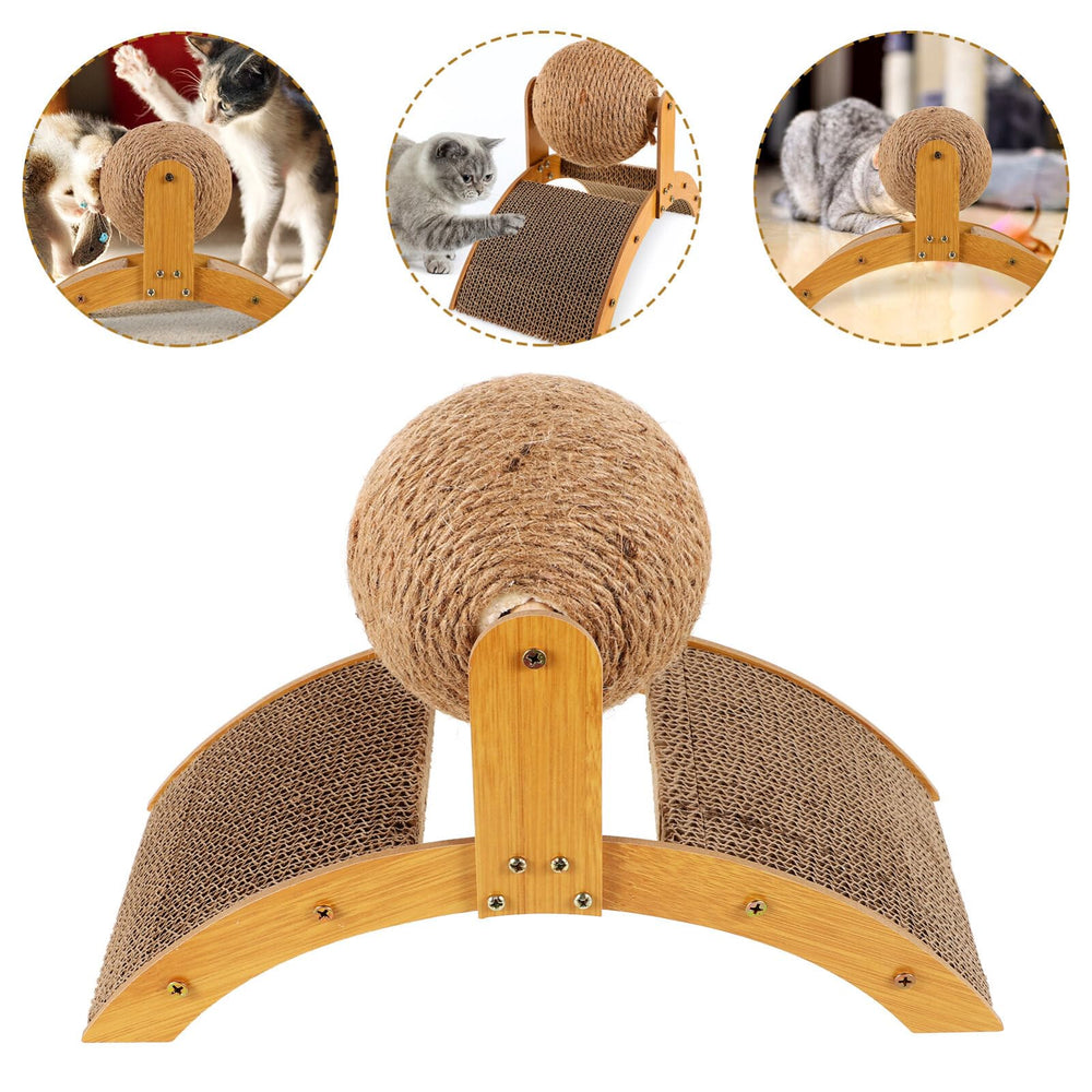 Toddmomy cat scratcher ball for indoor cats and kittens