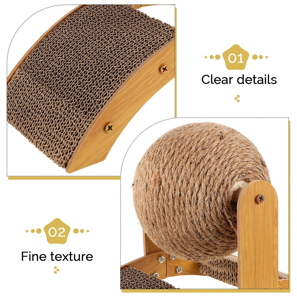 Toddmomy cat scratcher ball decor-friendly design for living spaces