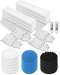Tofcbye replacement media kit contents for Fluval FX filters, upgrade.