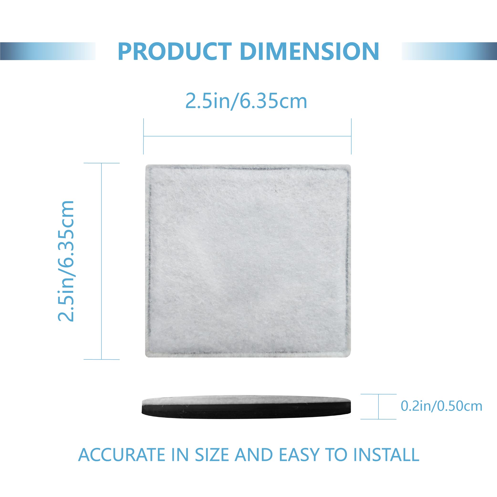 TOGGATH easy install cat fountain filter simplifies replacement and maintenance