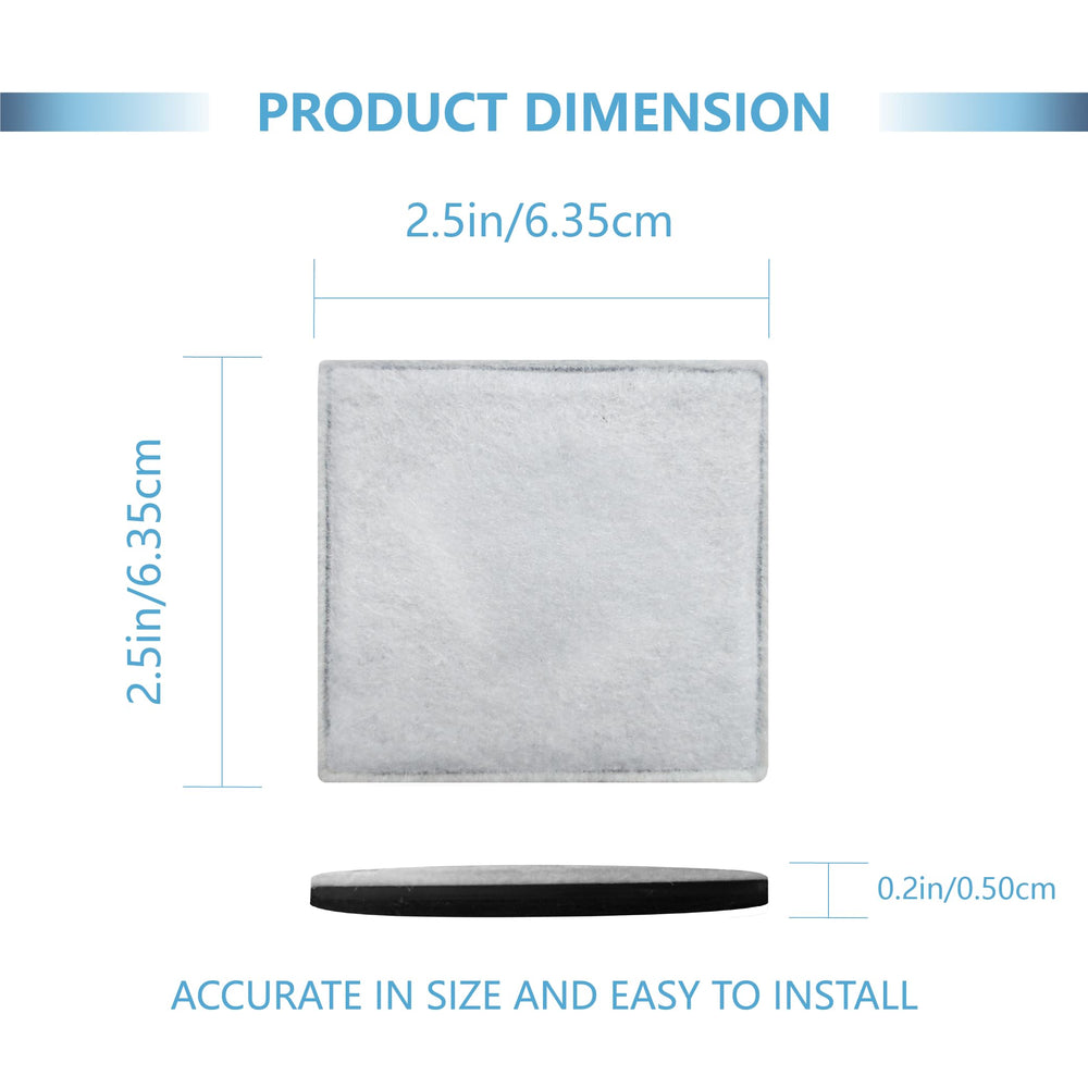 TOGGATH easy install cat fountain filter simplifies replacement and maintenance