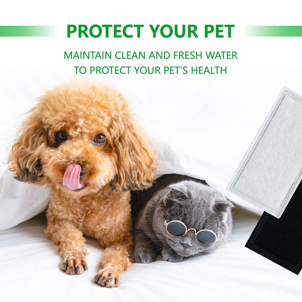 Safe, odorless TOGGATH filters reduce impurities in fountain water.