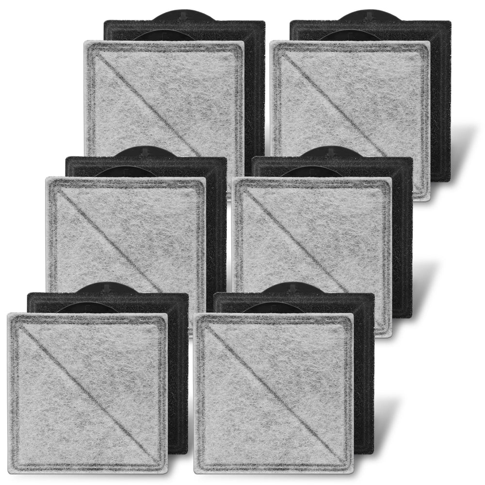 TOGGATH charcoal filter square for cat fountain — compatible with PetSafe Ion-X for easy setup.
