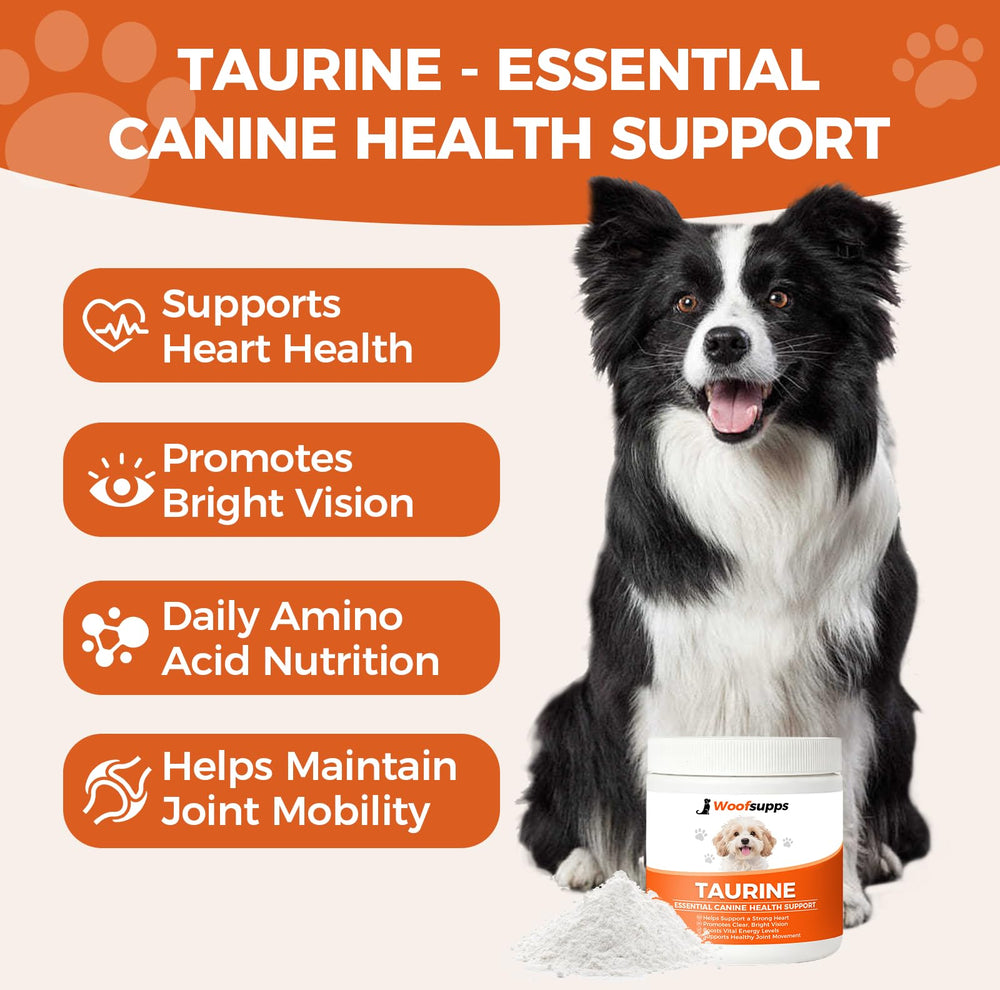 TOGOLIUN Taurine Powder easily mixes into dog food for a stress-free routine.