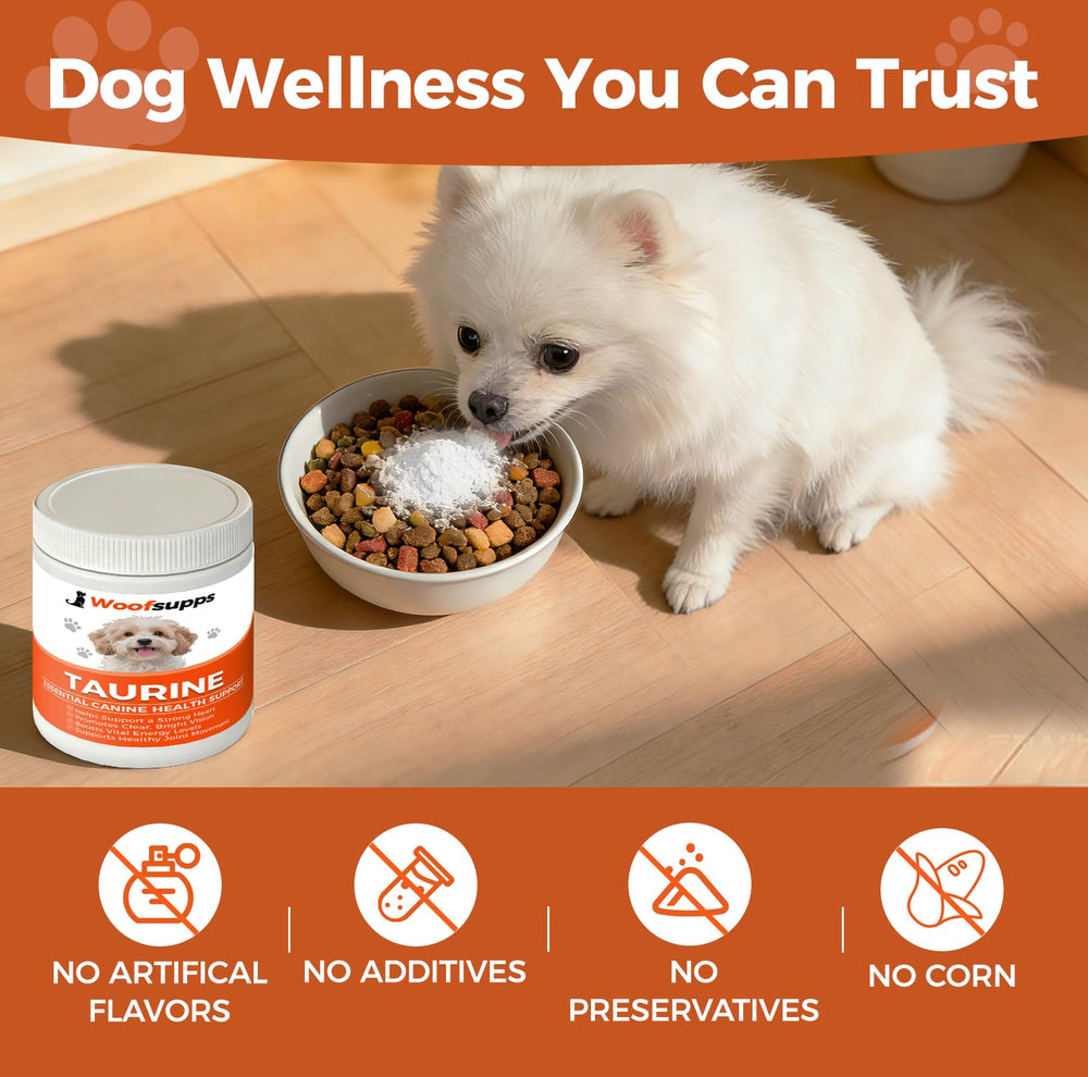 TOGOLIUN Taurine Powder mixed with food to help eye function.