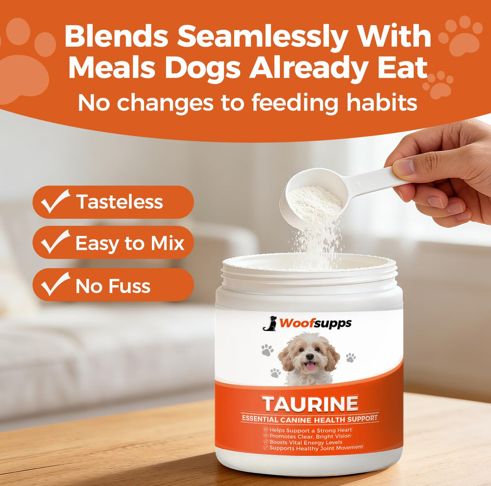 TOGOLIUN Taurine Powder suitable for all breeds and ages.