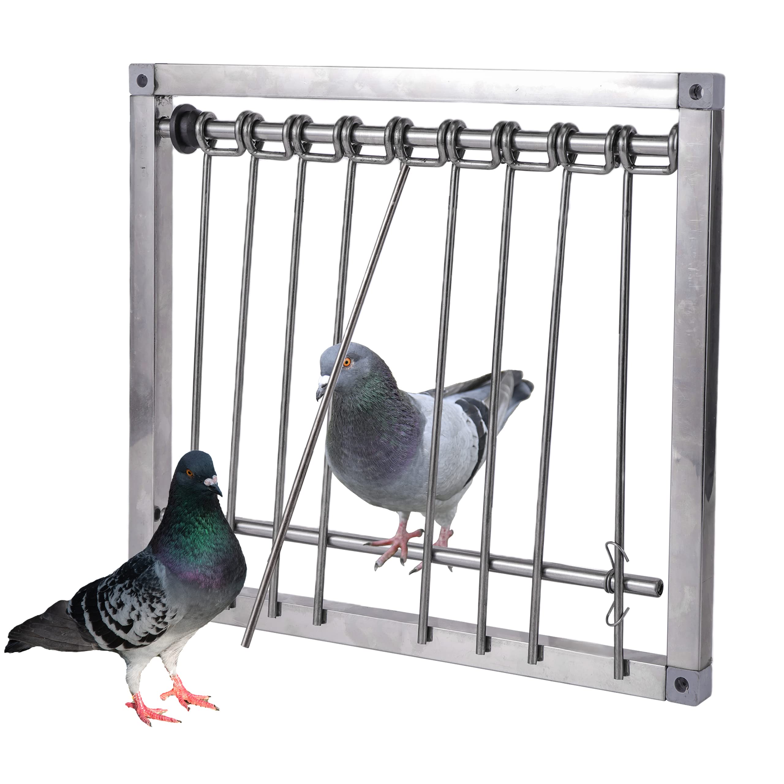 TOHONGADON bird trap door entrance front view highlights one-way entry.