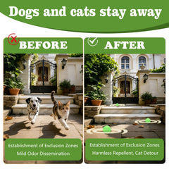 TOIKEEOI cat deterrent ball lawn protection reduces digging and scratching.