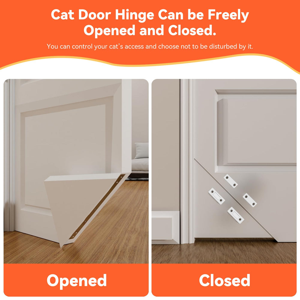 Tokacute cat door hinge cutting template guides precise, clean installation.