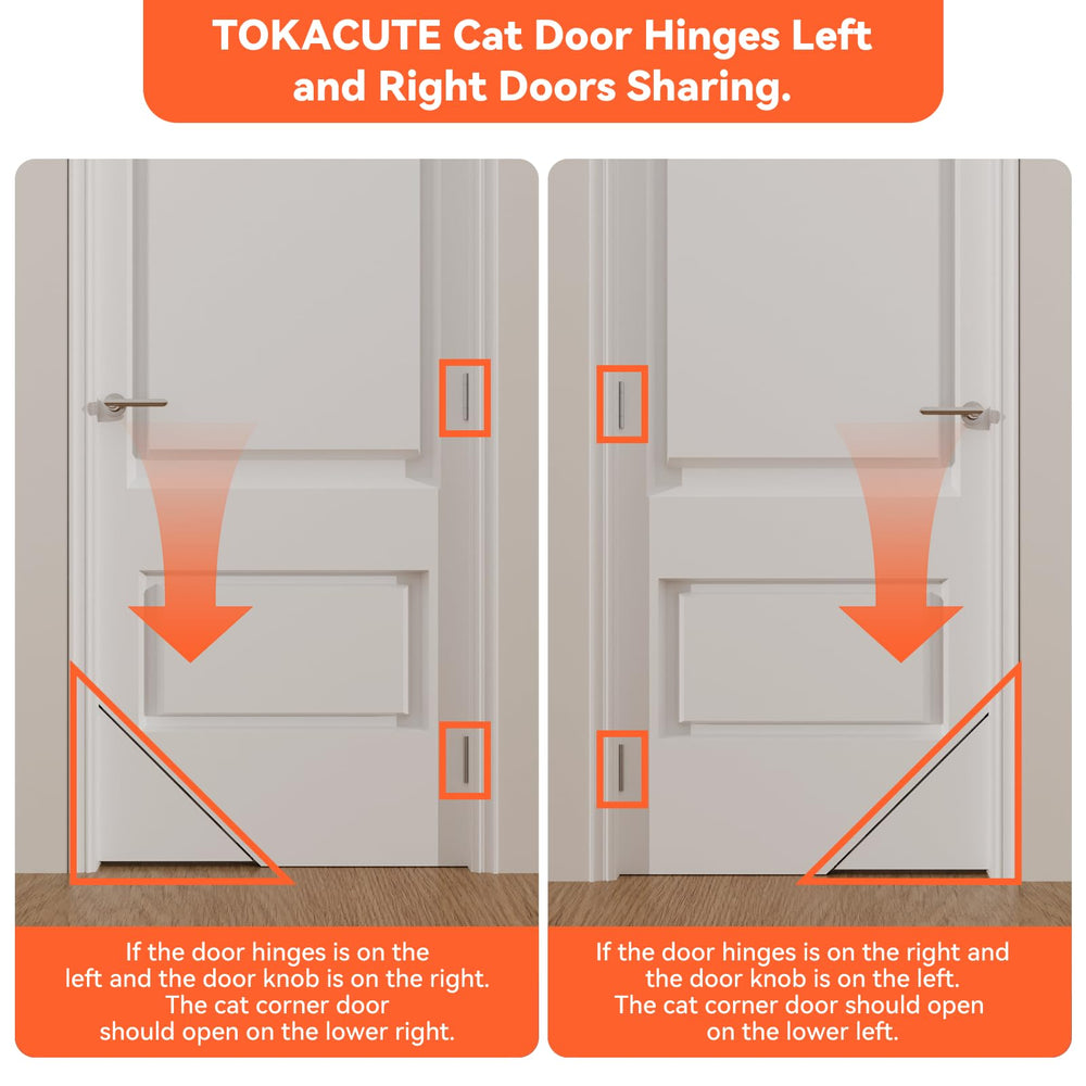 Tokacute private cat space helps cats relax while doors stay closed.