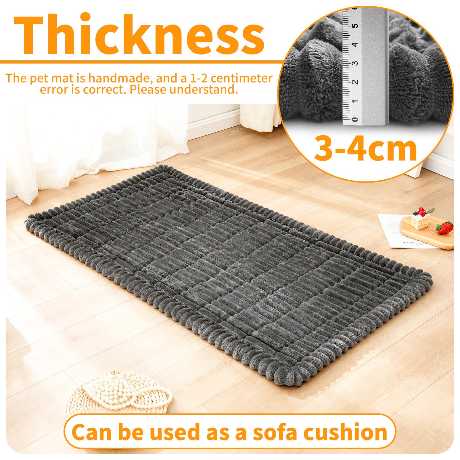 tokameiu car seat protector shows non-slip bottom in action.