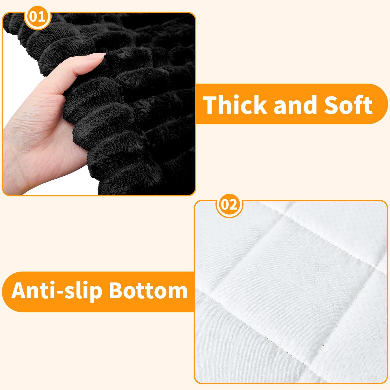 Tokameiu machine-washable cover makes messy cleanups quick and simple