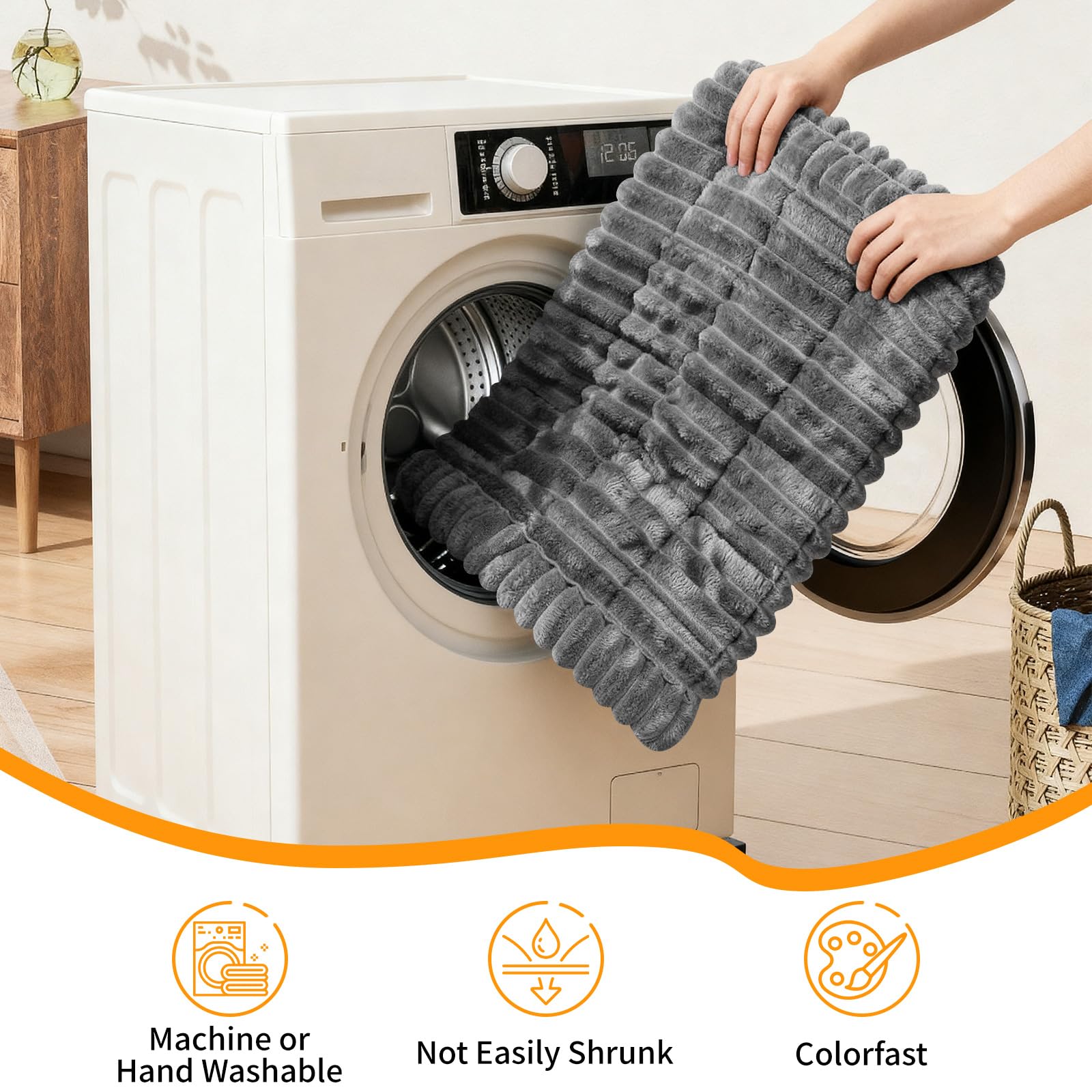tokameiu machine washable dog bed makes cleanup easy.