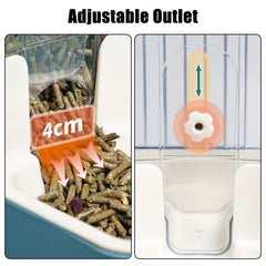 TOKAYIFE 27oz detachable food box enables easy refills and less spills.