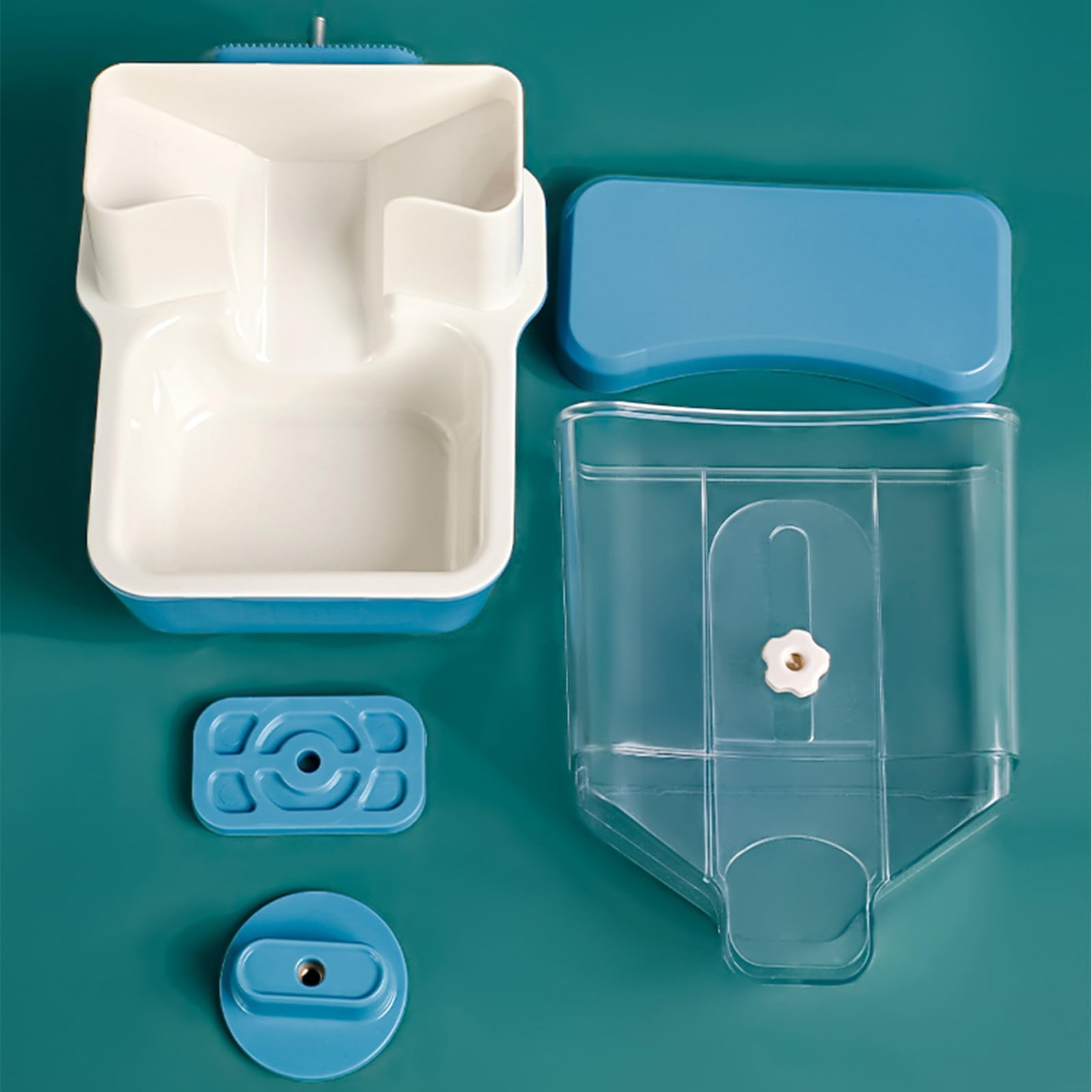 TOKAYIFE transparent food box lets you monitor levels at a glance.
