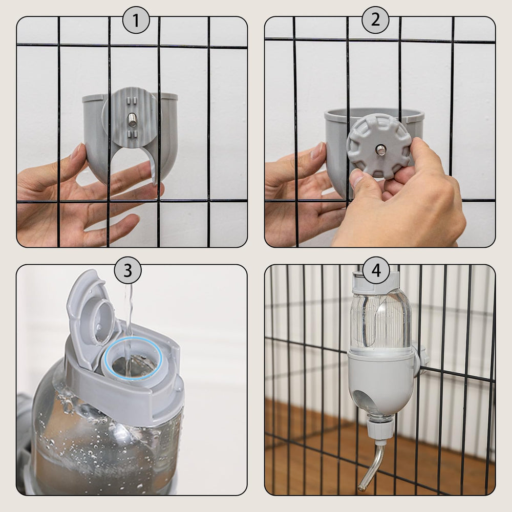 TOKAYIFE compact cage bottle for small animals in a crate