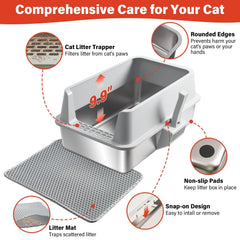 TOKXTIK rust and scratch-resistant steel withstands daily digging and reuse.