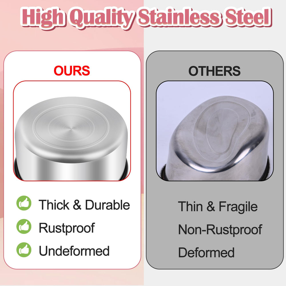 ToLanbbt adjustable-height bowls positioned comfortably for each bird.