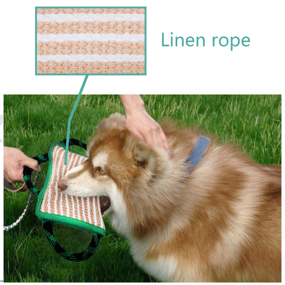 ToLanbbt green dog toy ideal for big breeds and training drills.