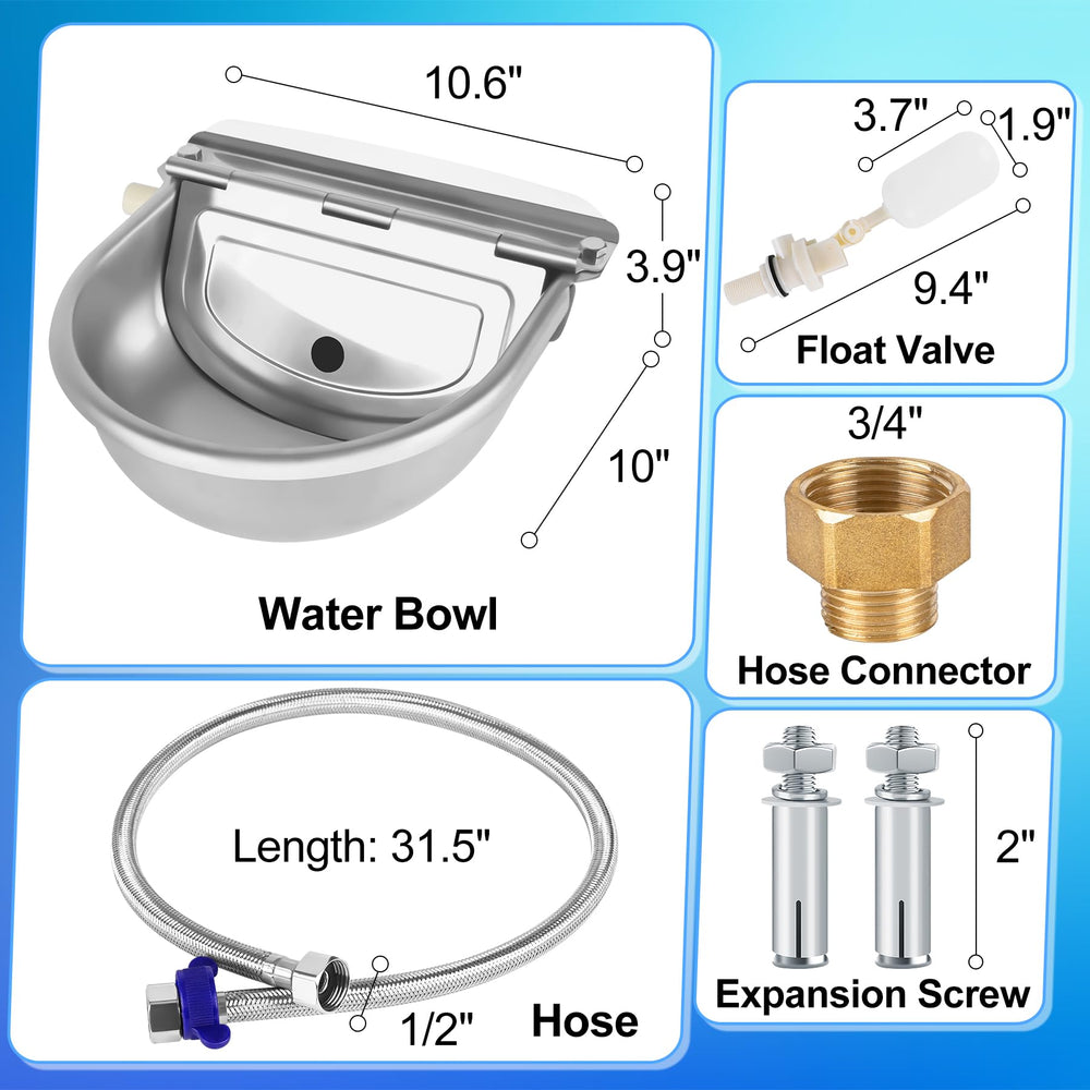 ToLanbbt stainless-steel-water-bowl shows durable outdoor construction