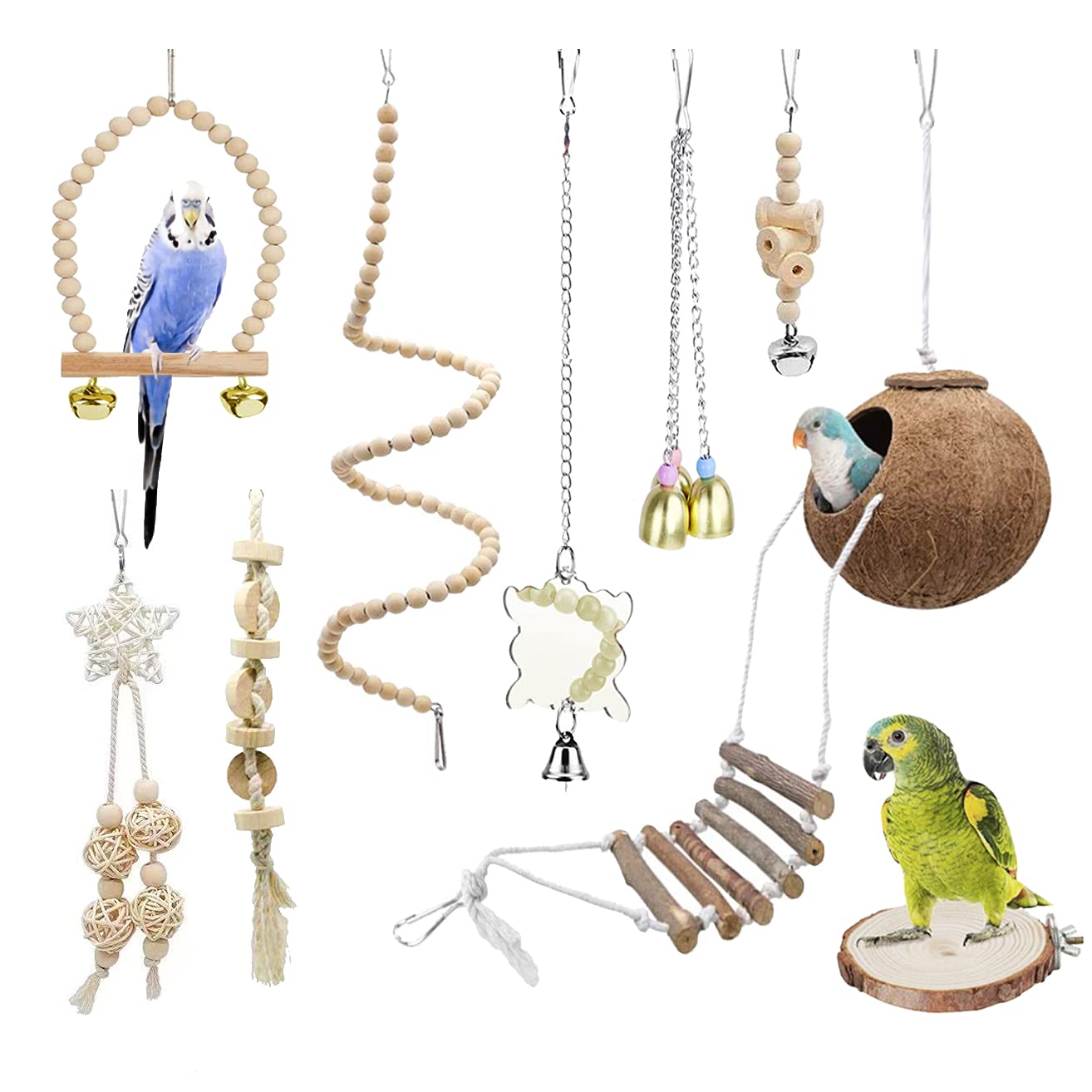 Tolmiow toy collection promotes daily activity and mental engagement for birds