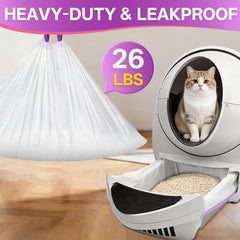 Tolnetr tear-resistant cat litter liner protects surfaces from leaks and spills.