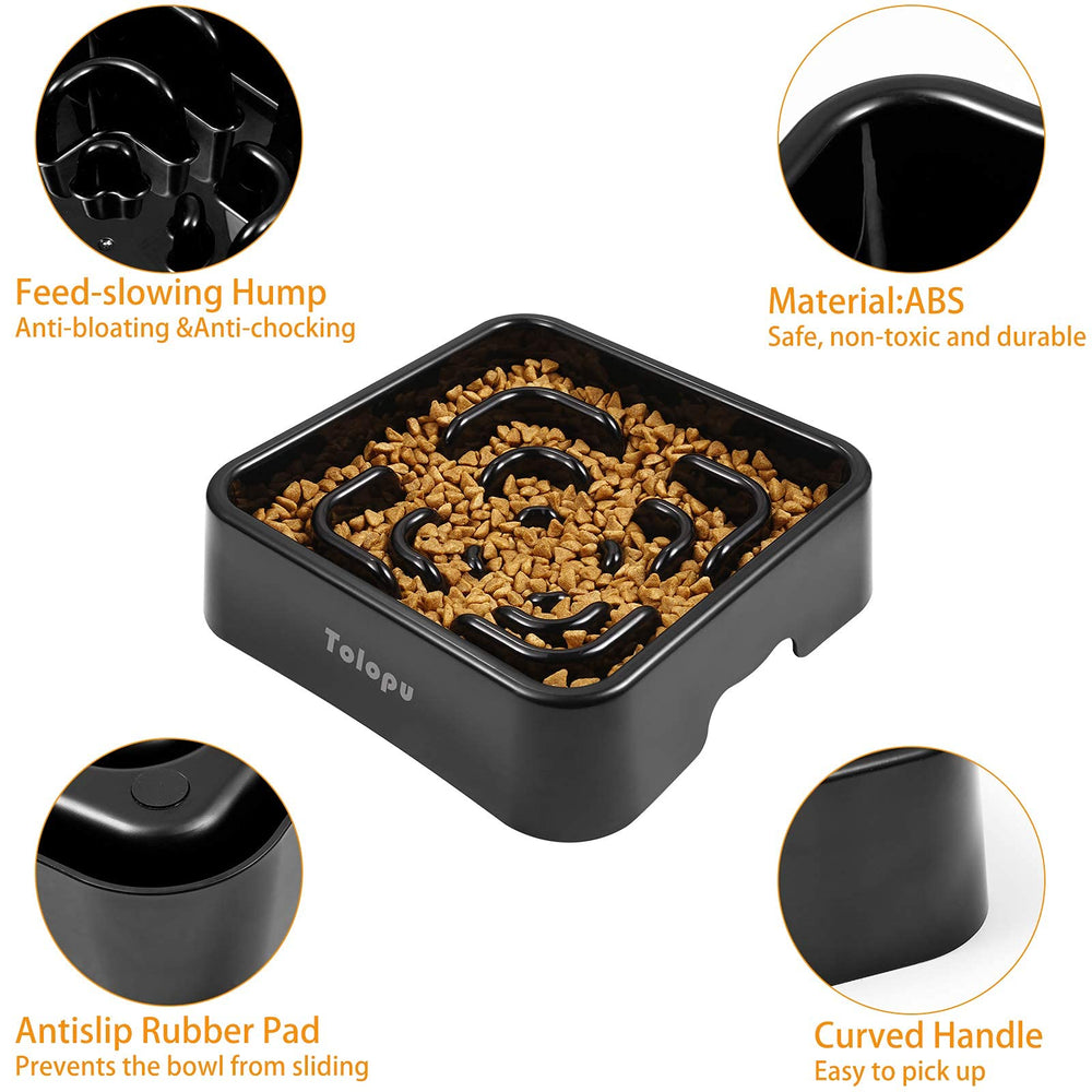 Tolopu anti-gulp design helps reduce rapid swallowing during meals