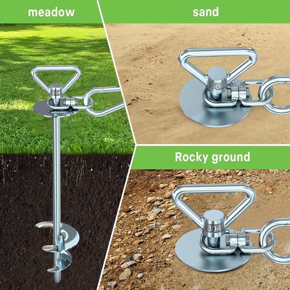 TOMBABY soft-handle pole adds portable ease for outdoor setup