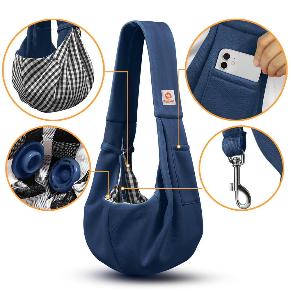 Tomkas adjustable shoulder strap for personalized fit.