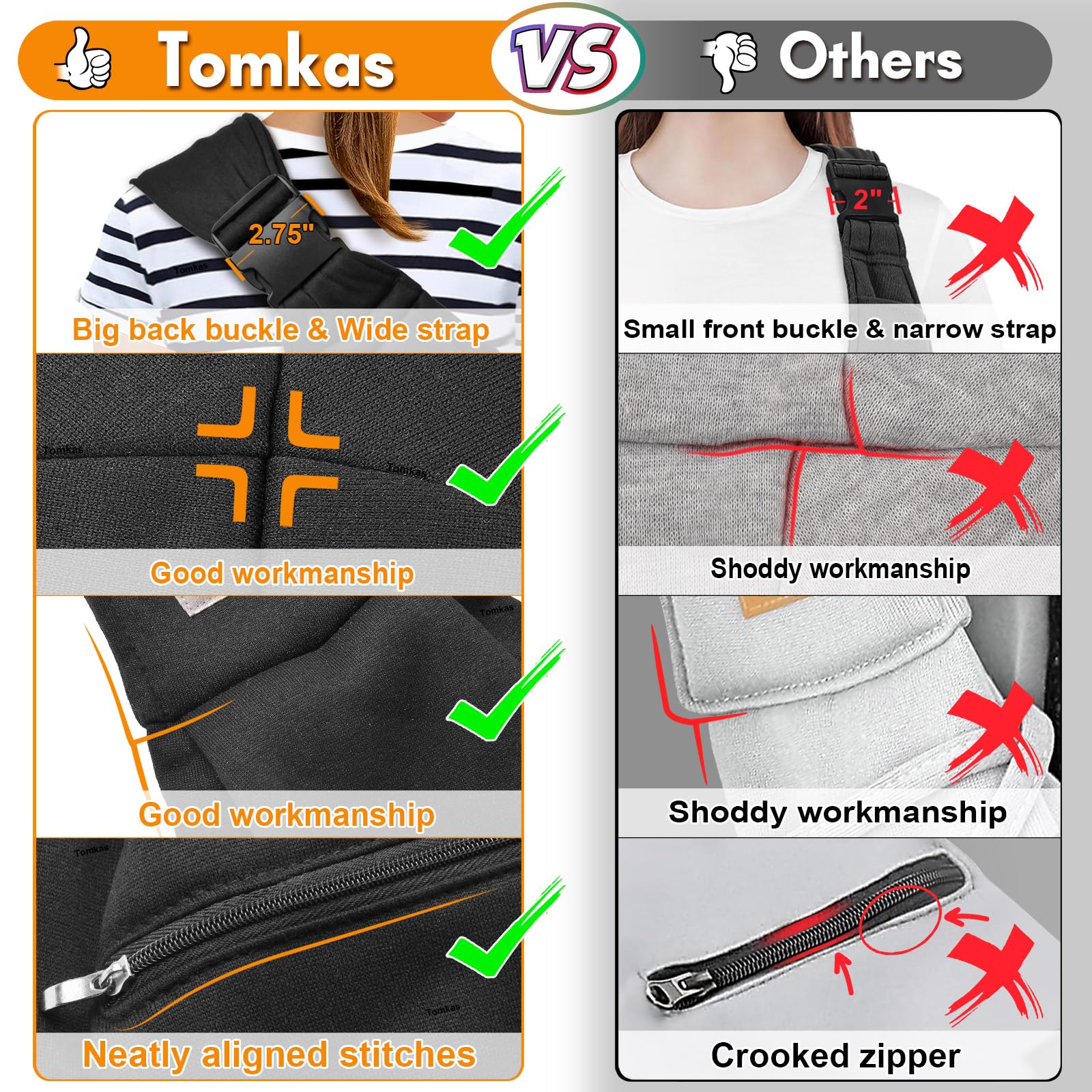 Tomkas carrier front zip pocket keeps phone and leash organized