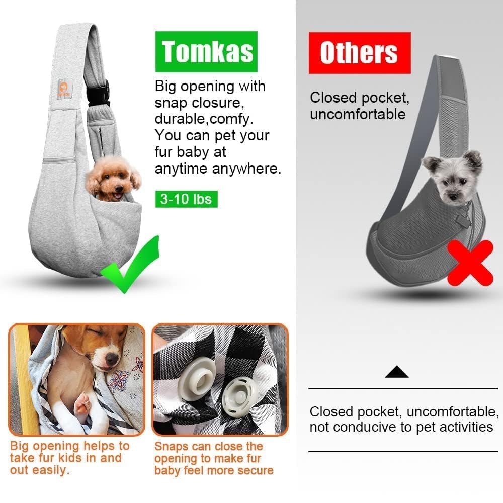 Tomkas dog carrier easy-clean grey facilitates quick care while on the go