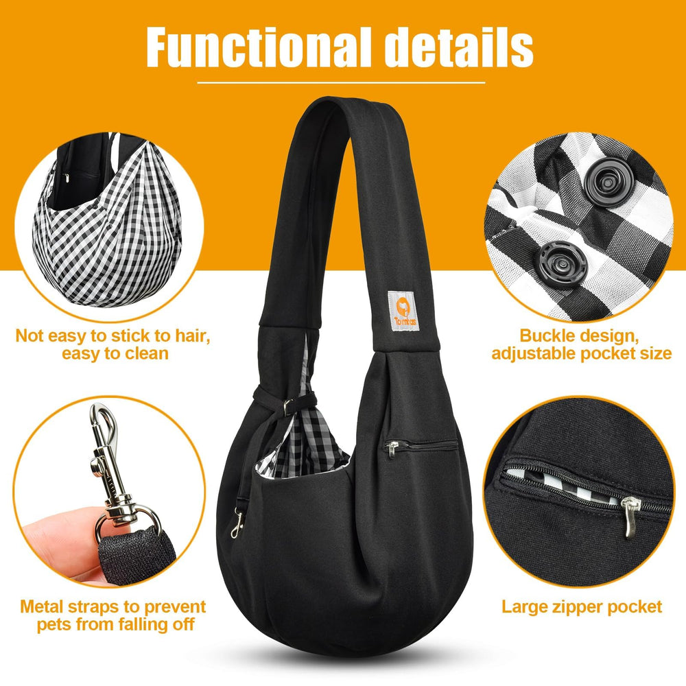 Tomkas pet weight range highlights use for 3–10 lb companions.