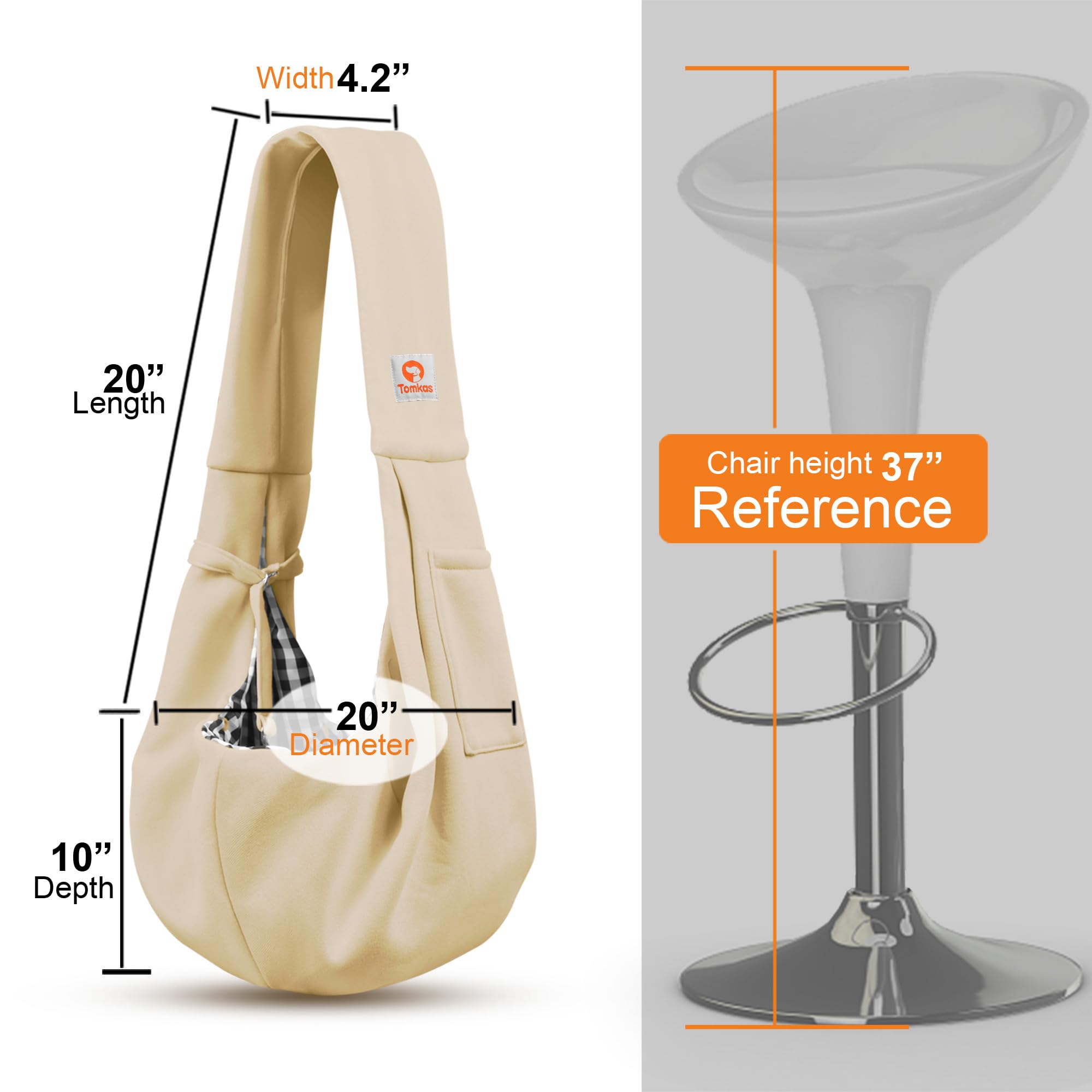 TOMKAS large opening focus for easy loading and close contact