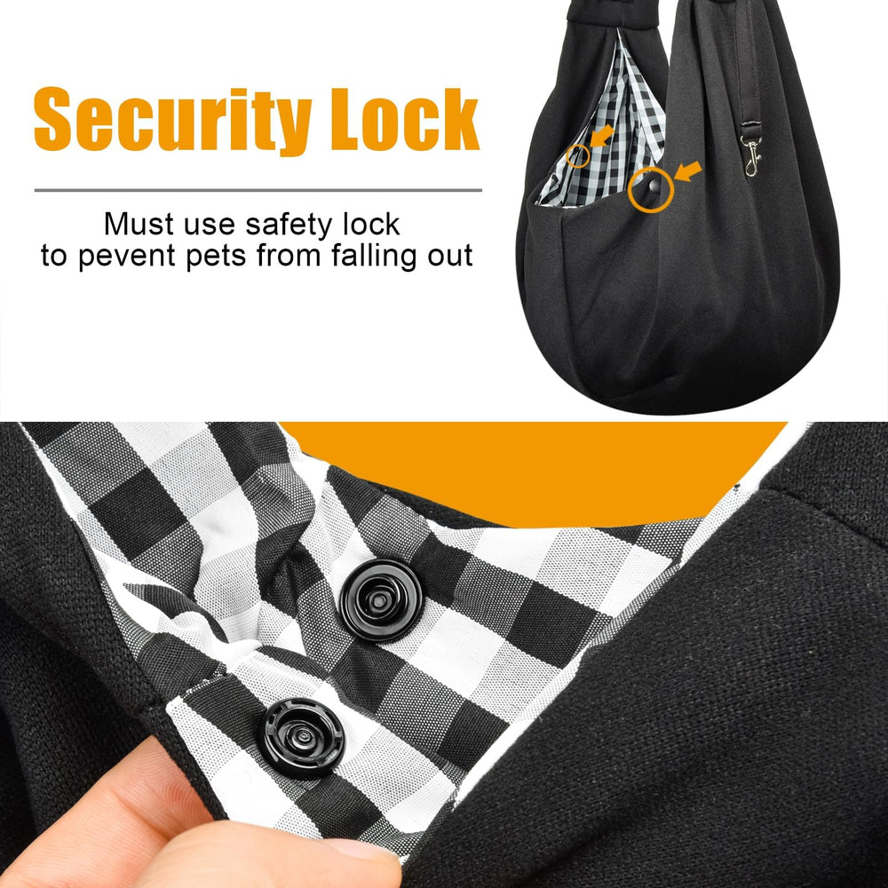 Tomkas travel-friendly sling carrier supports quick trips and crowded venues.