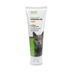Tomlyn Nutri-Cal bottle front, a high-calorie gel that may support a cat's energy.