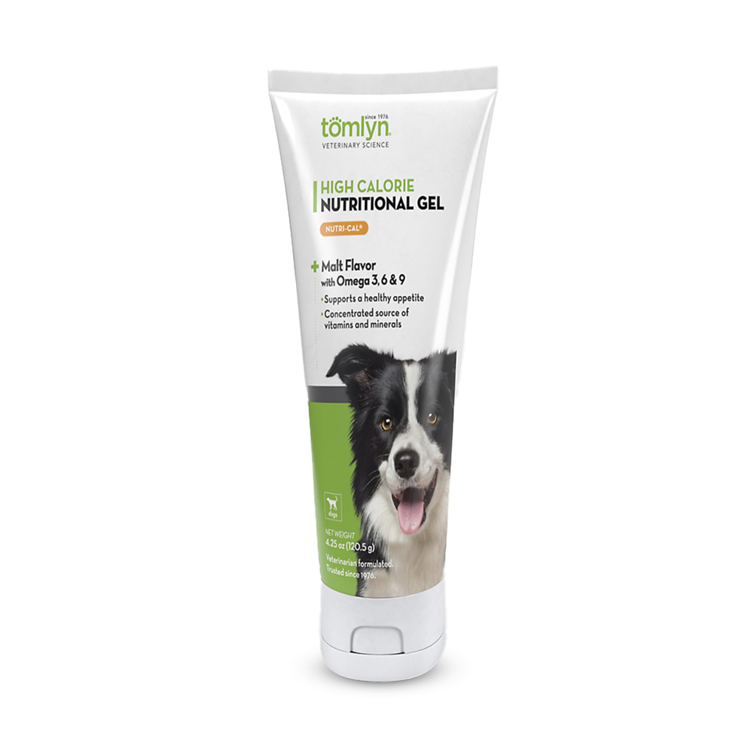 Tomlyn Nutri-Cal bottle pouring gel to boost energy for dogs