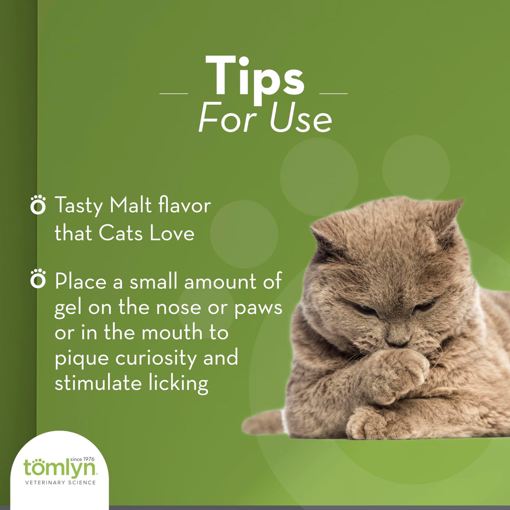 cat meal topped with tomlyn nutri-cal treat