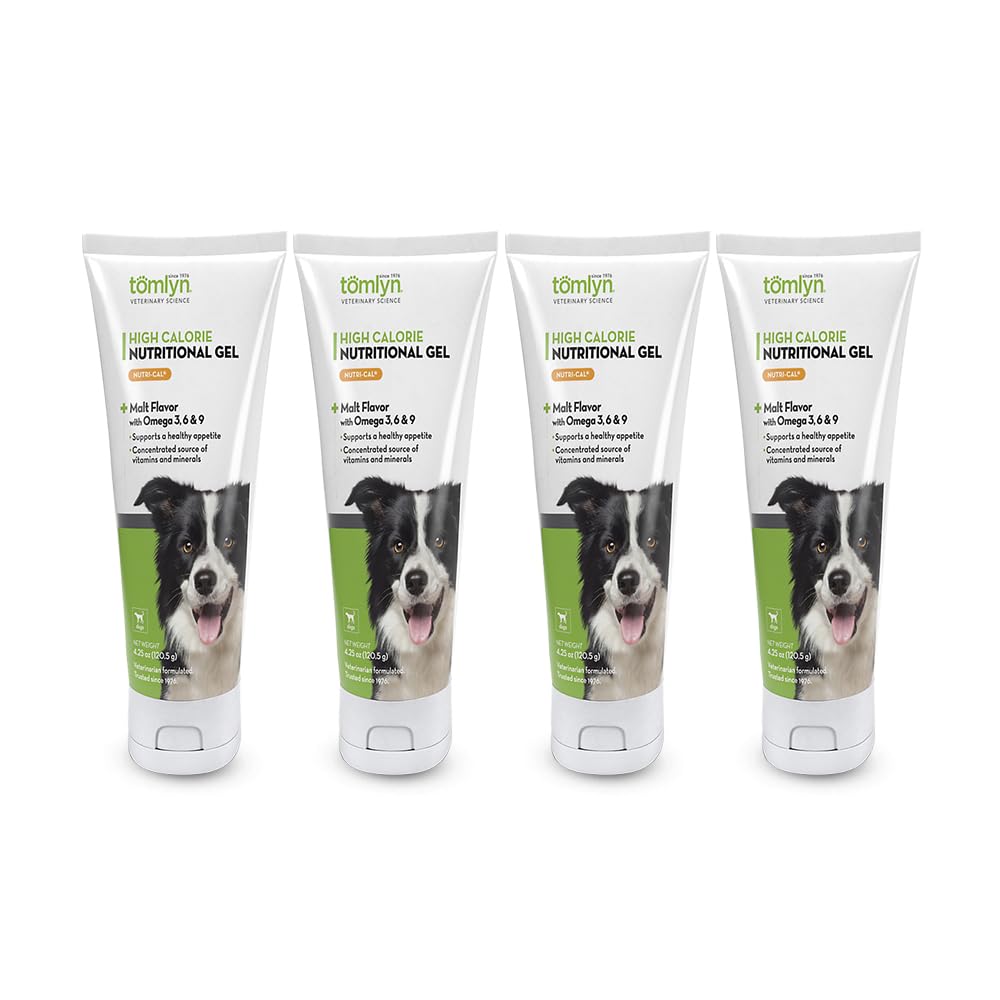 Tomlyn Nutri-Cal dog tube pour enables quick, easy serving.